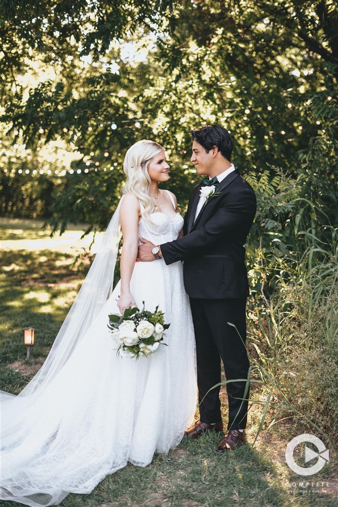 Couple Barn at the Woods Posed Portrait