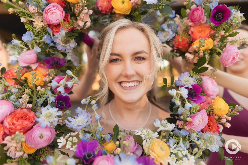 Floral Portrait Wedding Photo OKC