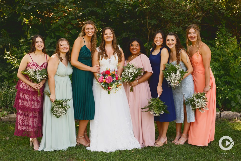 colorful wedding