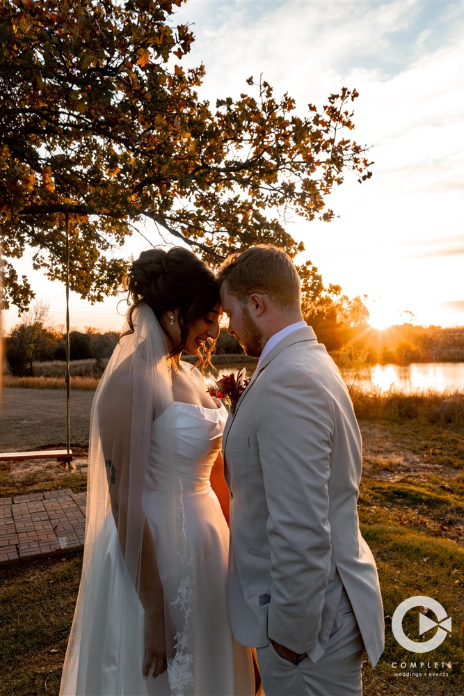 Wedding Sunset Photo OKC