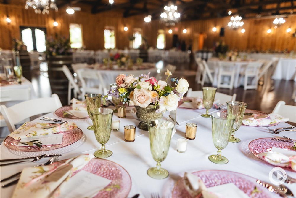 wedding table decor