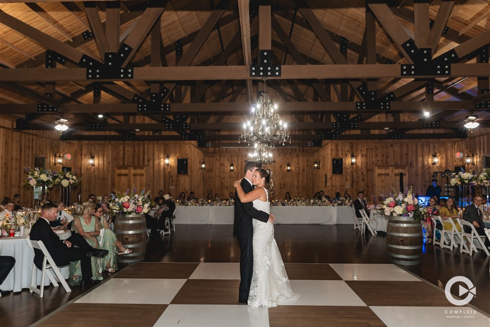 The springs wedding dance floor