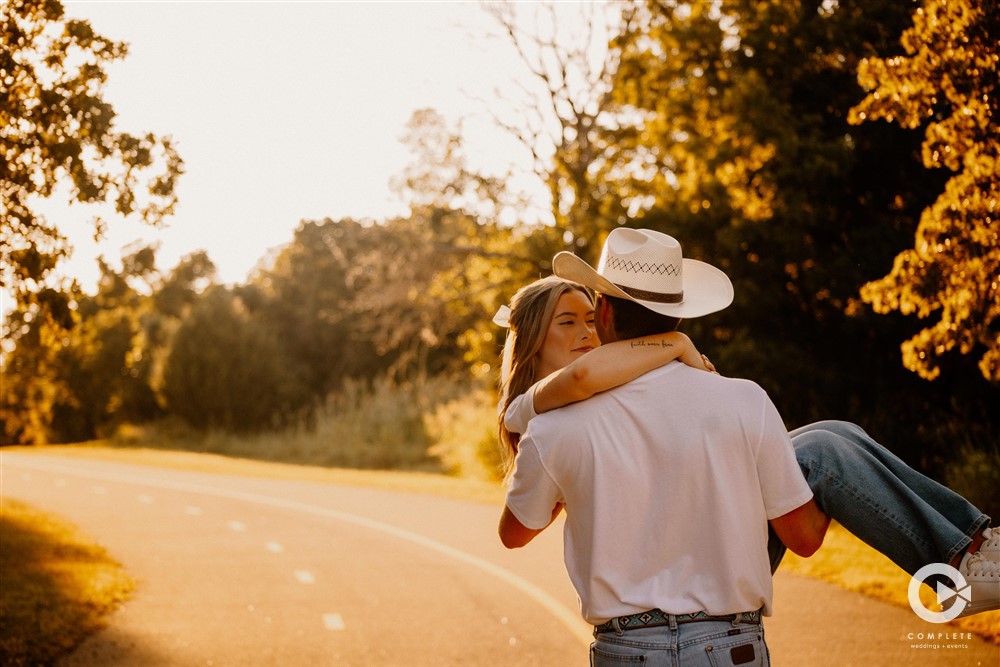 Engagement Photo in OKC