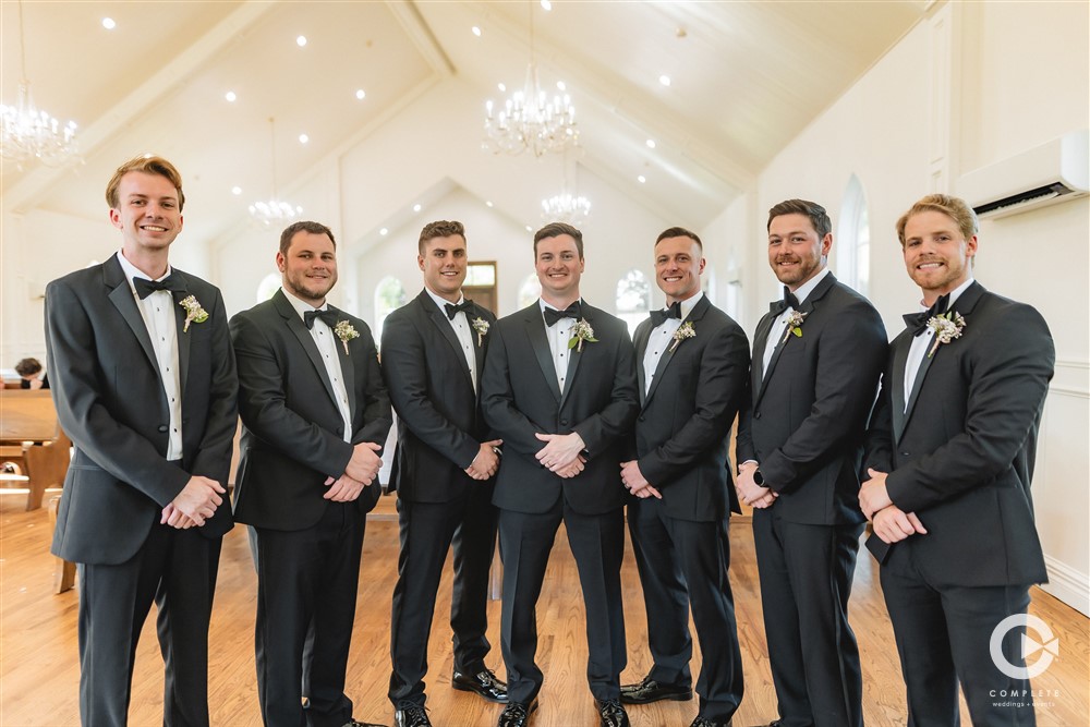 Groomsmen Posed Photo OKC