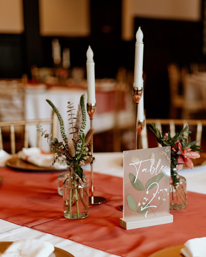 table number inspo