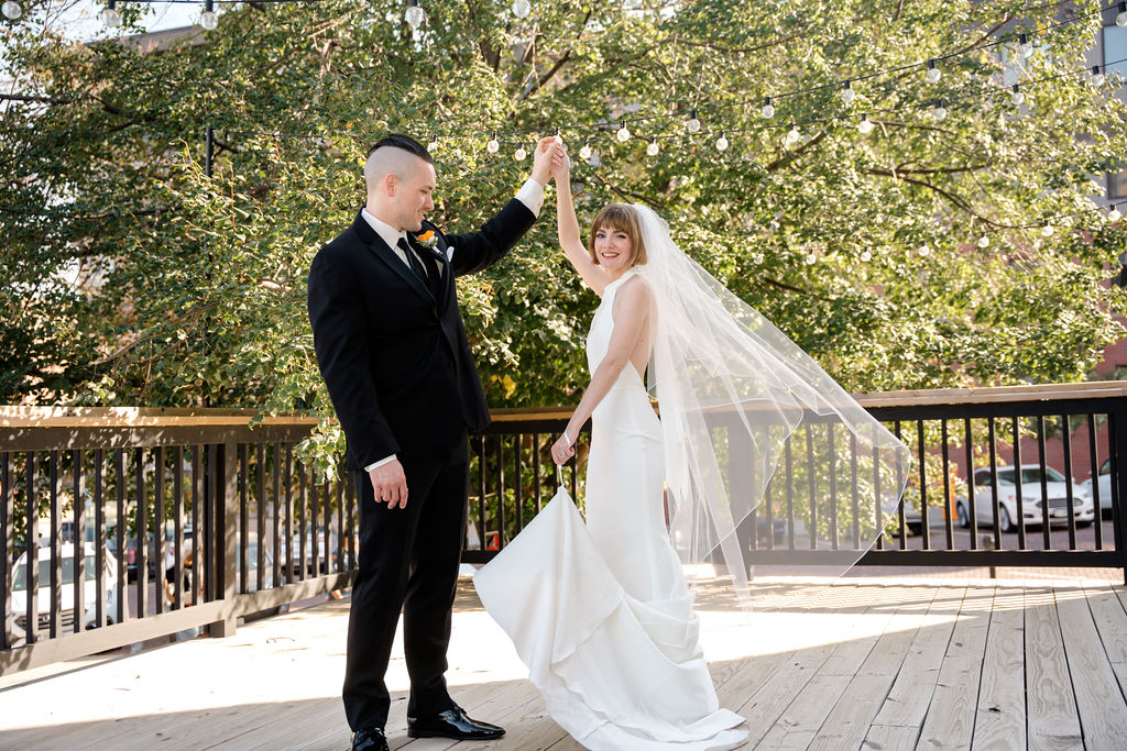 Alyssa + Seth’s October Wedding at 1316 Jones