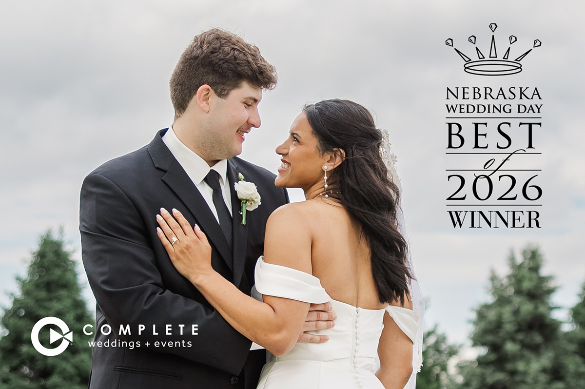 Complete Weddings + Events Named Best Multi-Service Vendor in Nebraska Wedding Day Best of 2026
