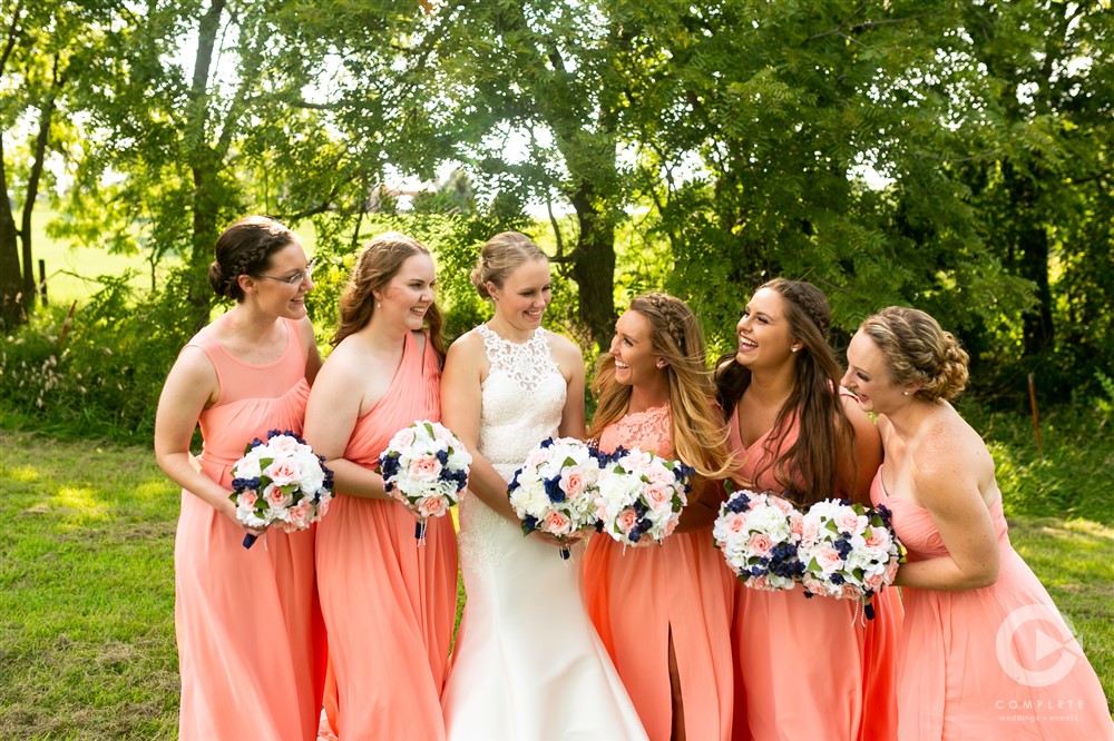 The Brides Guide to Bridesmaids Coral Dress