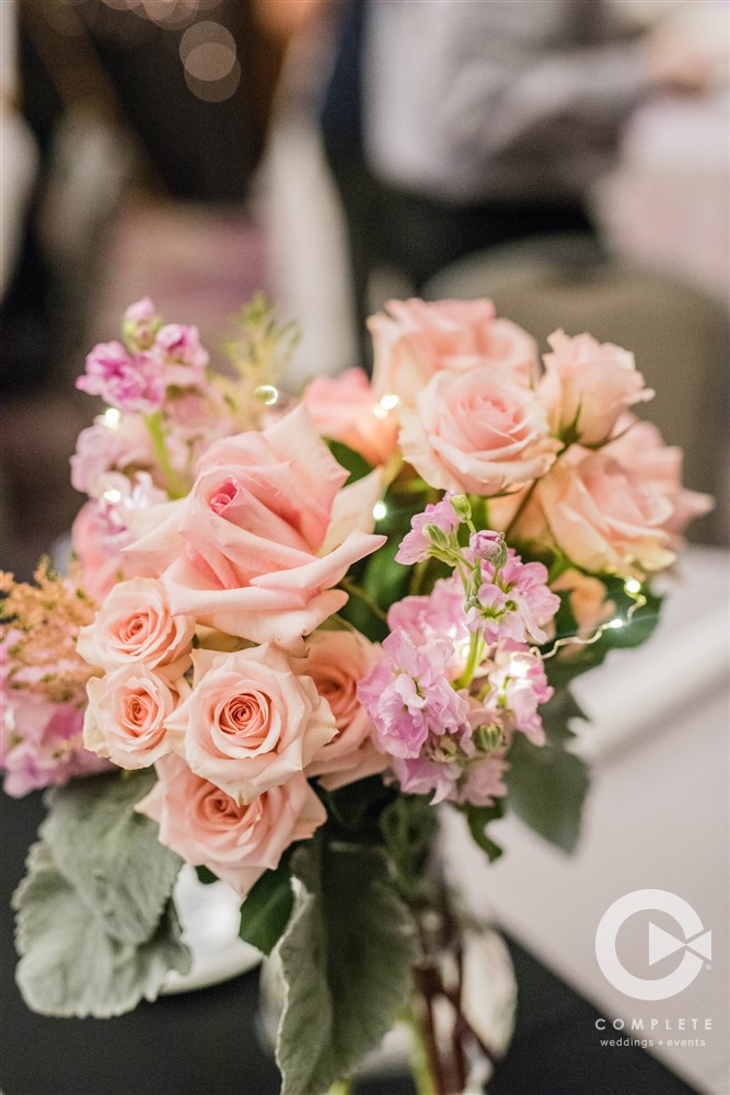 Wedding Flowers Peach, Rose Bouquet