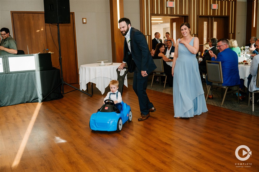 wedding party entrance