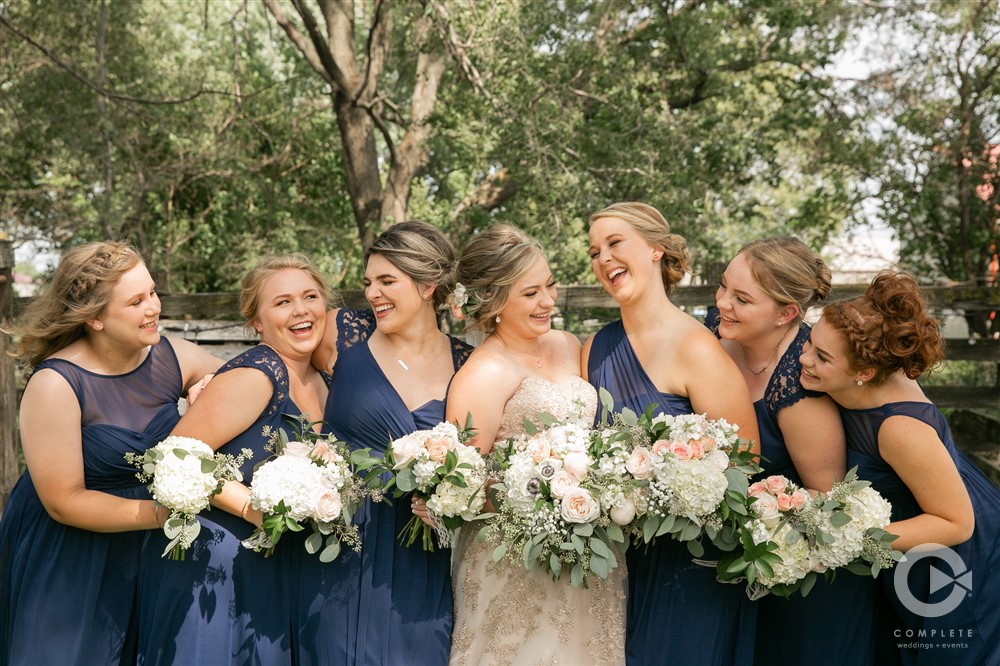 The Brides Guide to Bridesmaids Navy Dress