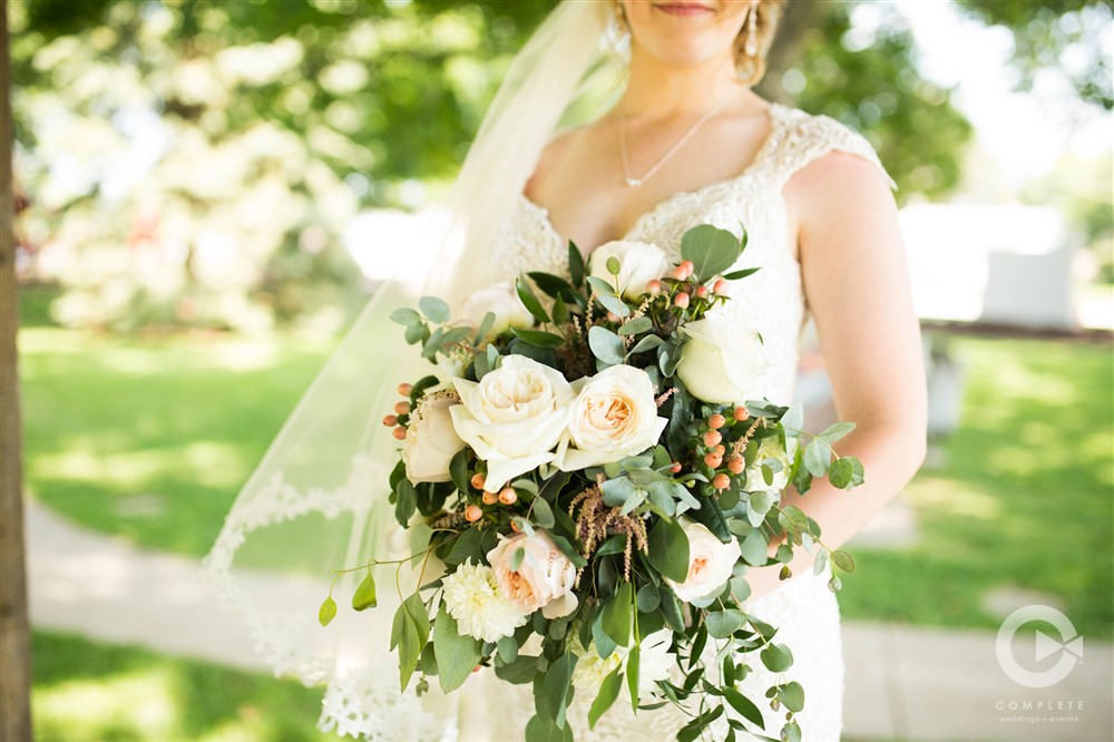 Flowers, Wedding, Bride, Omaha