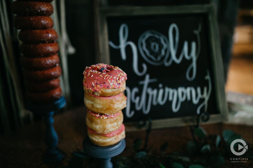 Holy Matrimony, Donuts, Wedding