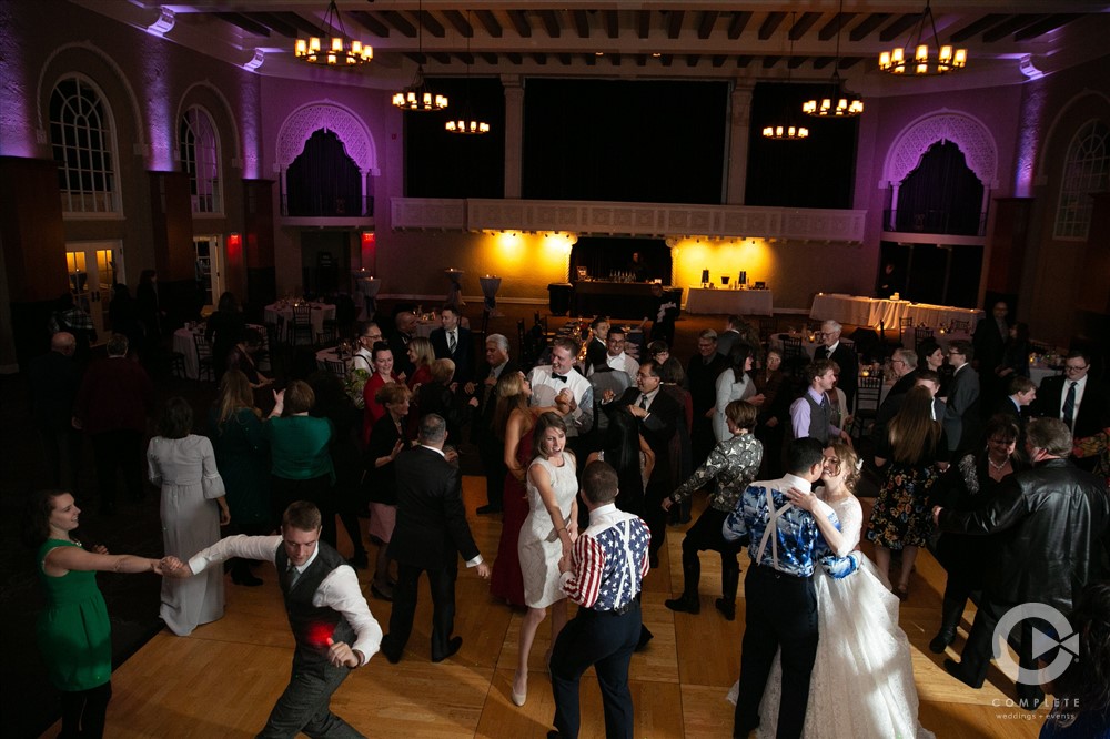 Reception, dancing, Scoular Ballroom