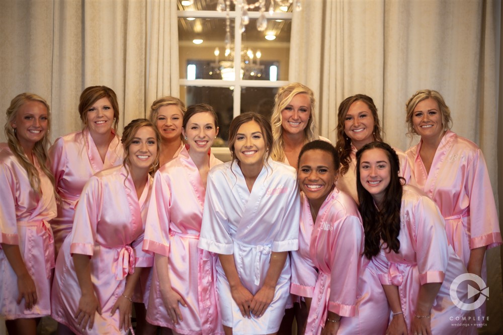 Bridal Party, Pink, Bride, Hair