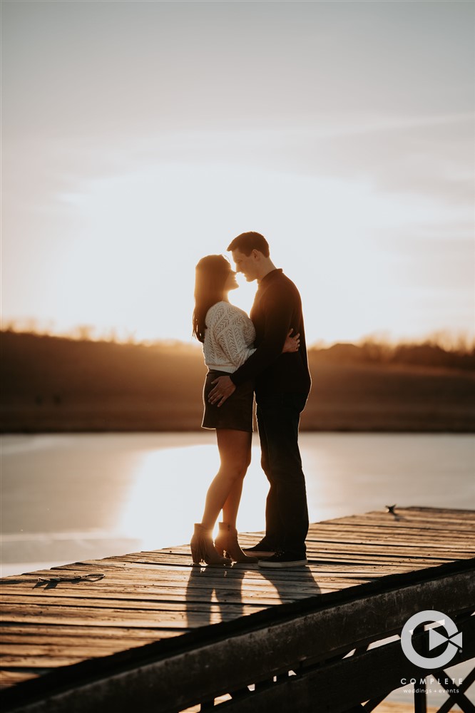waterfront engagement pictures