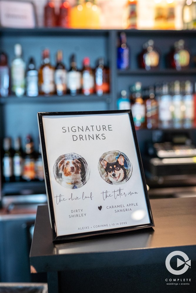 dogs featured as the signature drink