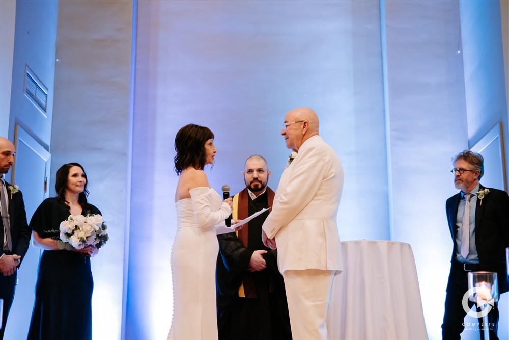 wedding vows at The Pella at the Blackstone