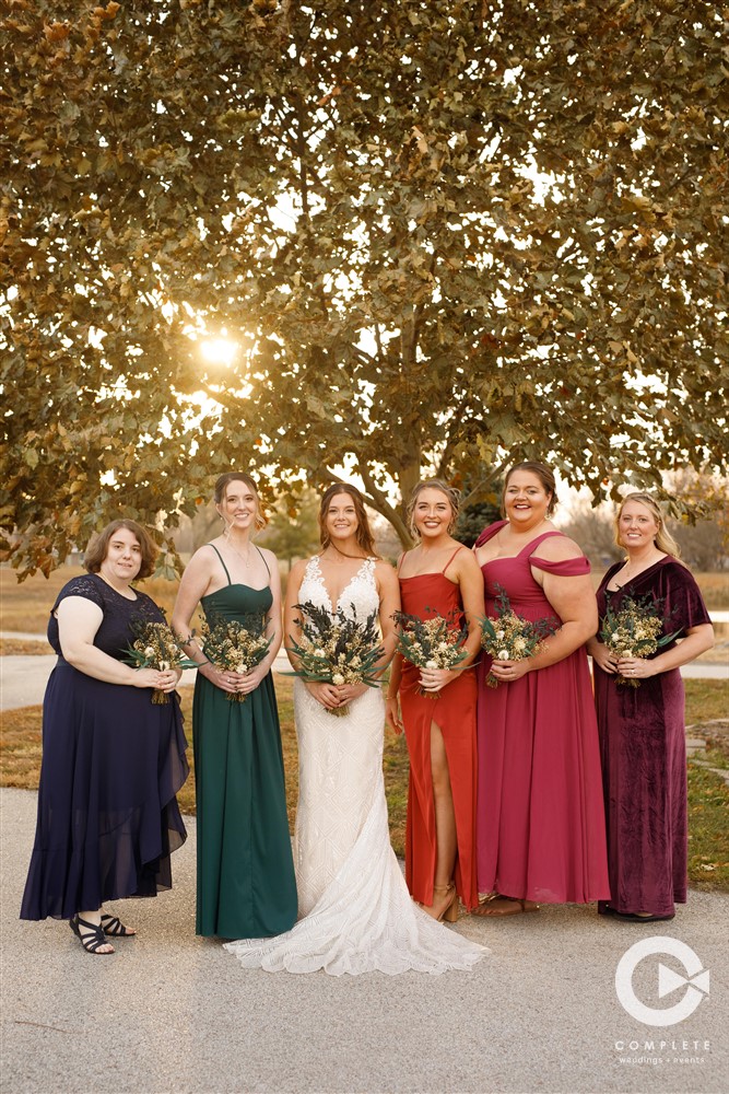 mismatched bridesmaids dresses