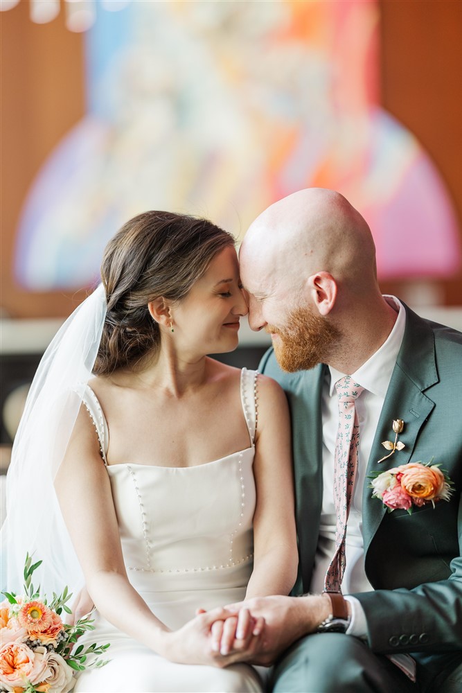 Nose touch at Holland Center in Omaha NE with photographer Claire Katan