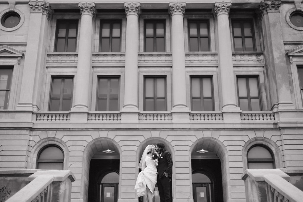 Beautiful wedding photo shot by Vanessa with Complete Weddings + Events Omaha large column background