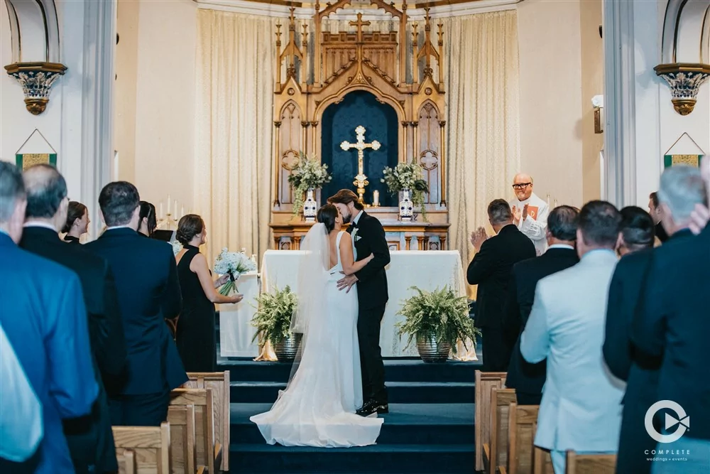 st mary magdalene church omaha wedding Vanessa with Complete Weddings + Events Omaha wedding photographer