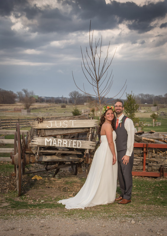 Country wedding day