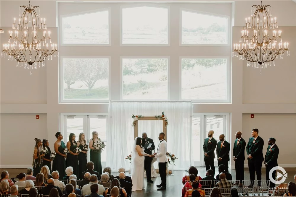 fountains ballroom wedding ceremony