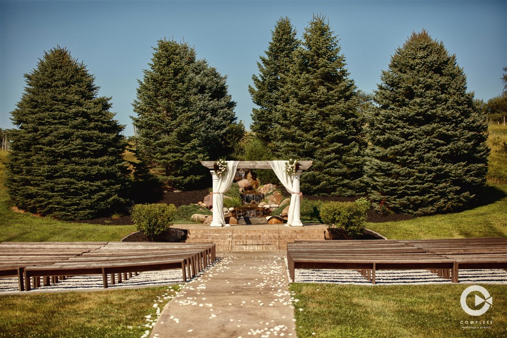 fountains ballroom outdoor ceremony space