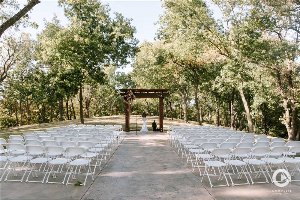 castle unicorn outdoor ceremony space