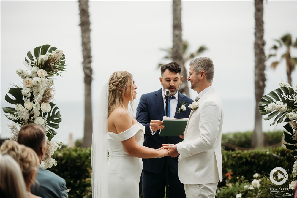 California Wedding ceremony