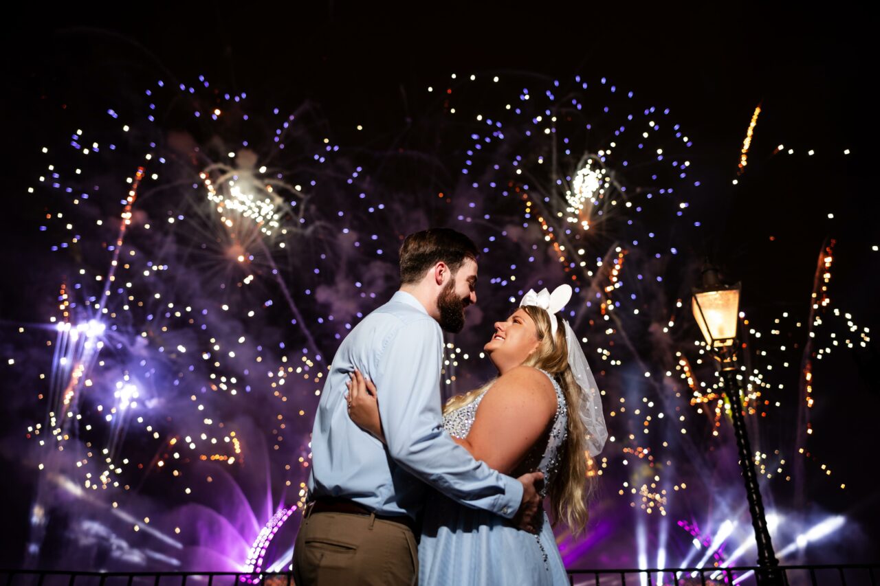 fireworks at wedding
