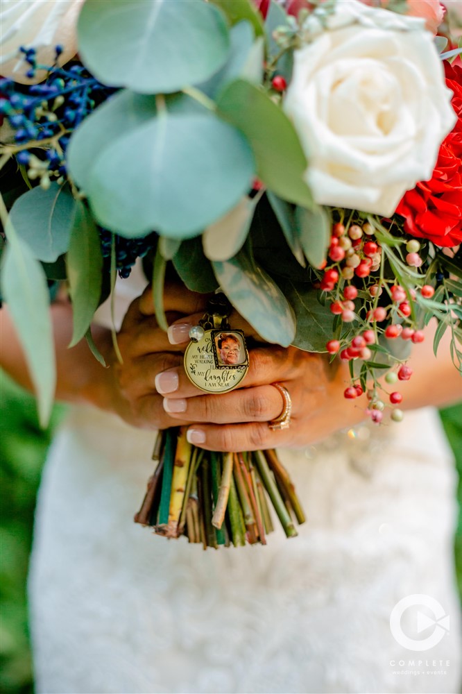 The Acre Orlando bouquet detail wedding photo