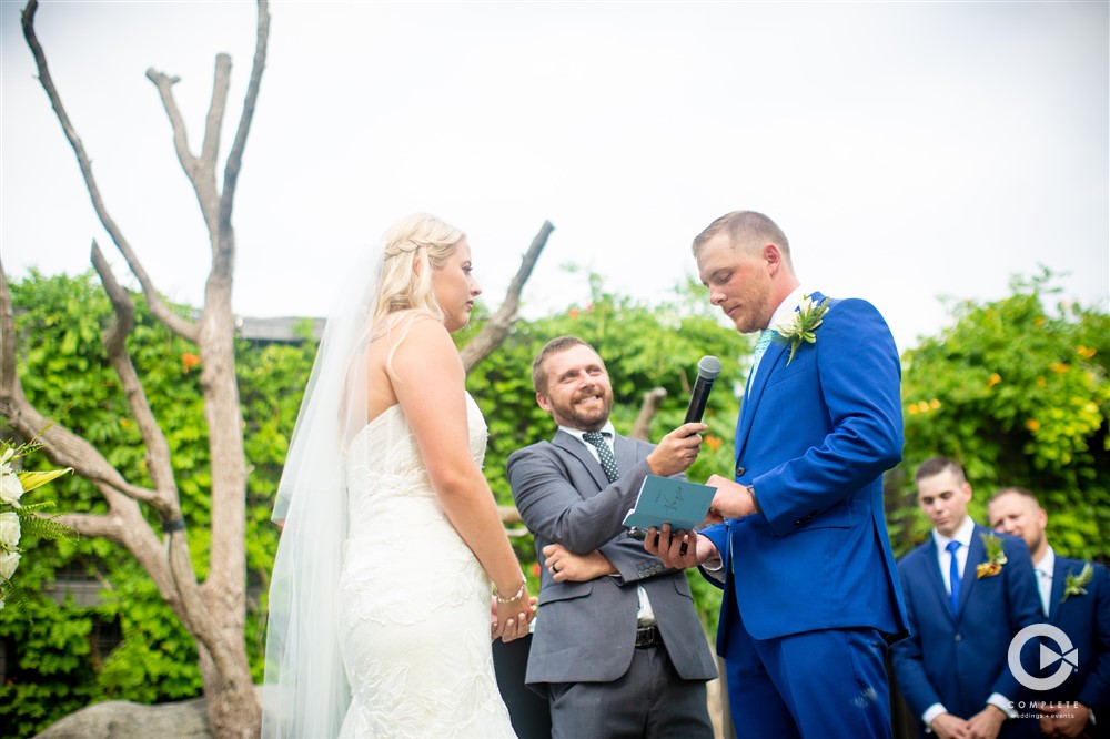 What to look for in your wedding officiant photo taken at The Acre Orlando