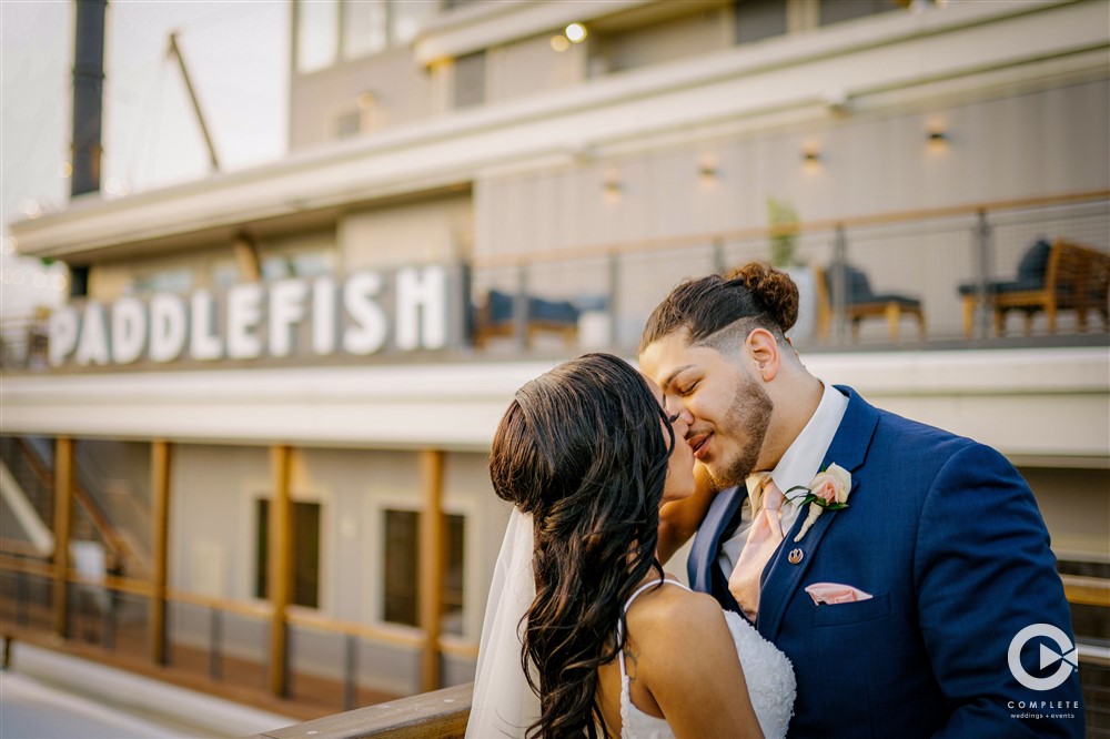 Camisha + Christopher's Disney Springs Wedding on a Boat!