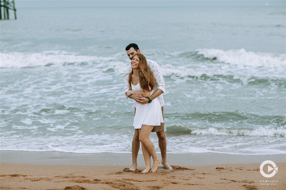 Couple Laughing in New Smyrna Beach