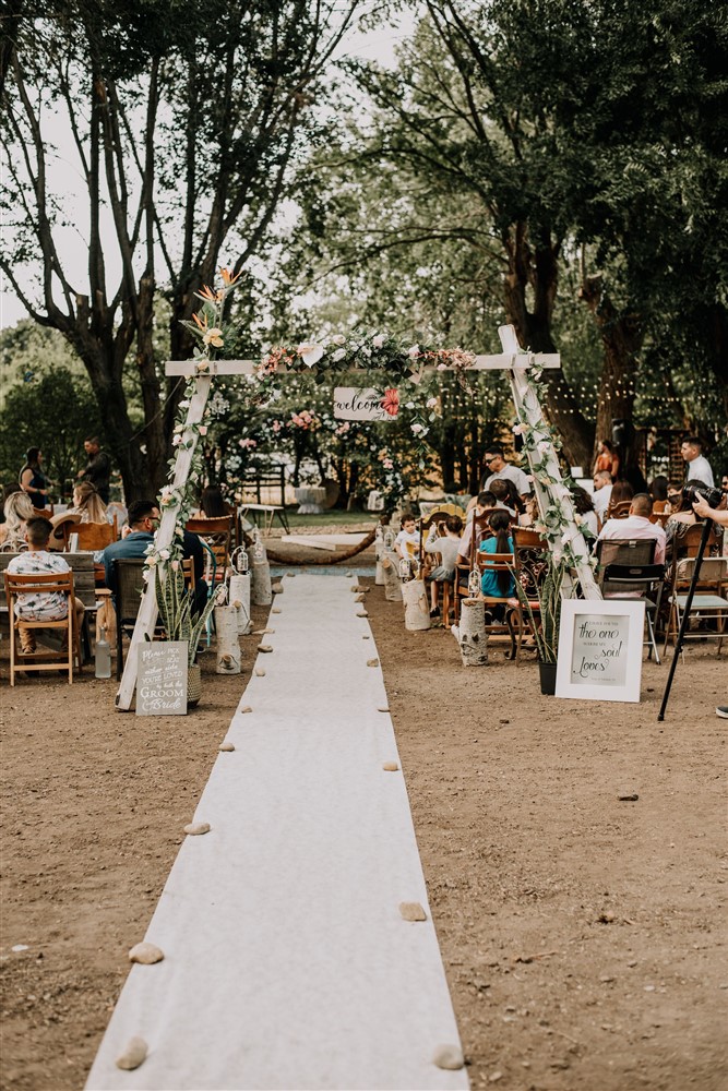 Timeless ceremony setup for an Orlando wedding taken by Complete Weddings + Events