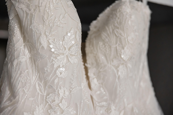 Close-Up of Orlando Wedding Dress