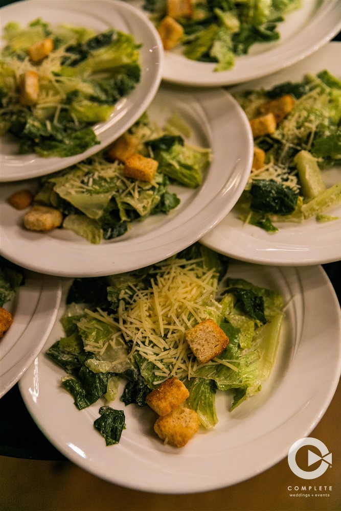 Plate of food at wedding in Orlando for a dietary accommodation.