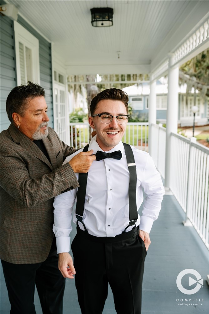 groom getting ready