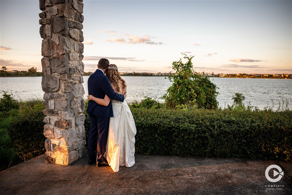 Couple at golden hour