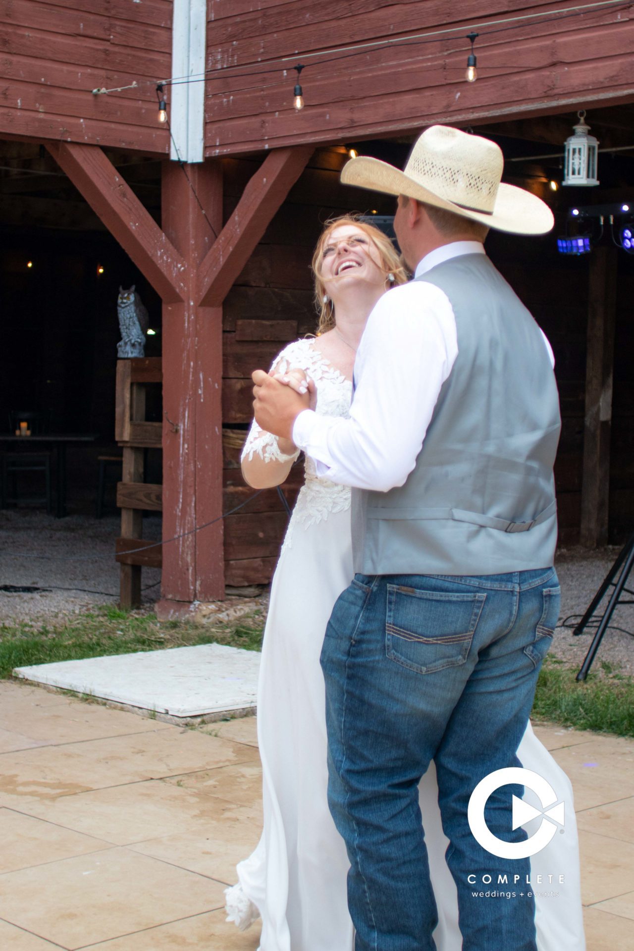 bride and groom first dance laughing - wedding duties for non-planner