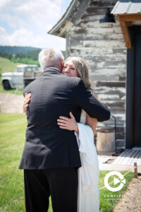 wedding first look ideas - first look with father of the bride
