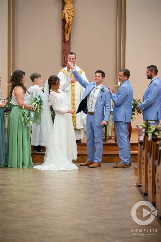 just married | Spearfish South Dakota Wedding Ceremony