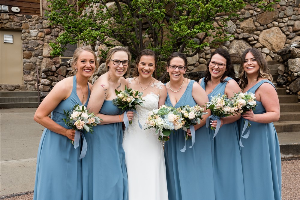 Bridemaids in Blue
