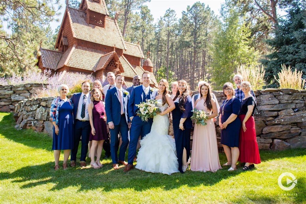 Family photo at Black Hills wedding - professional wedding photography