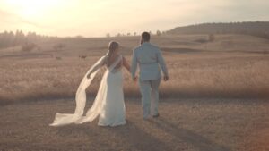 real wedding in Western South Dakota - professional videography