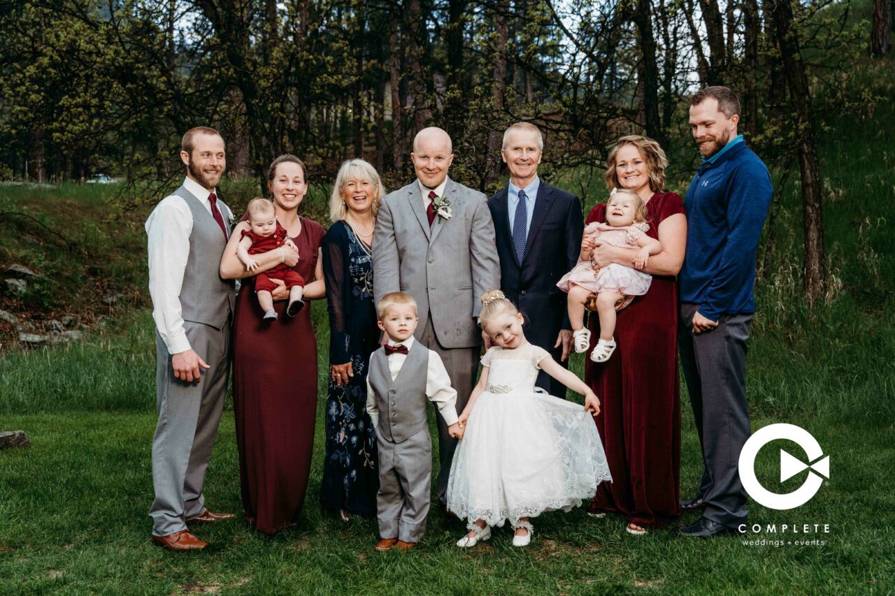 Family Wedding Photo Shot List