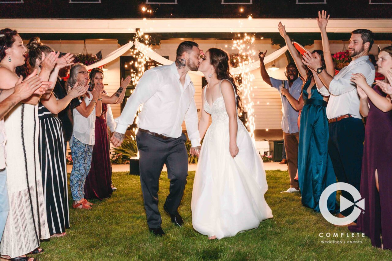 Best of 2024 Black Hills Wedding Photography Sparkler send off