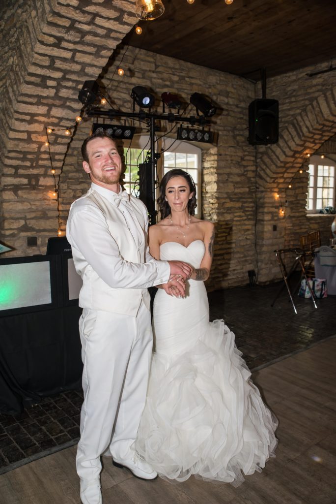 Beautiful Couple Announced at the Mayowood Stone Barn in Rochester, MN